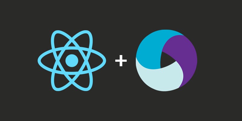 Appium and React logos